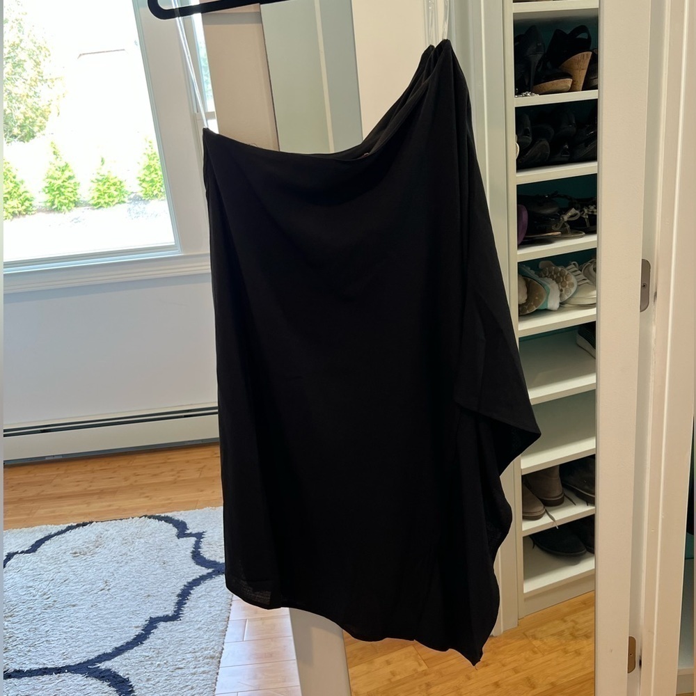 NWOT Amazing one shoulder black dress